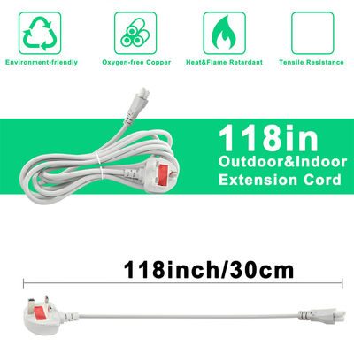 Corde électrique C5 à 3 broches pour ordinateurs avec IEC C5 féminin