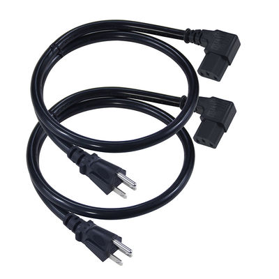 US Ac 14 Awg Heavy Duty Noir Nema 515P à Iec320 C13 Appareil électroménager 3 pieds
