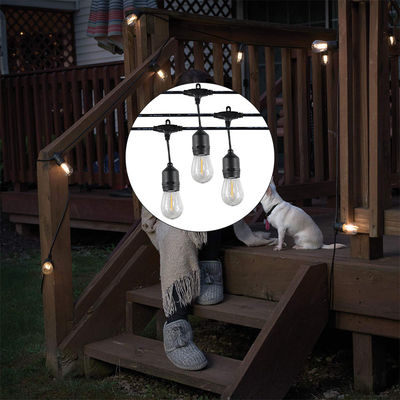 25FT 50FT 100FT G40 Globe LED Lumières à cordes de lampe de patio Cordon de câble Pour la fête de mariage en plein air