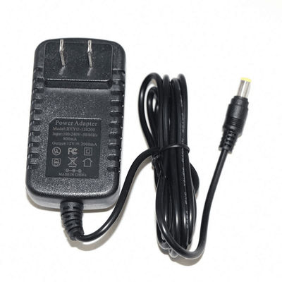 Adaptateur d'alimentation américain certifié UL/ETL Conducteur de cuivre pur 12v 1a pour appareils de classe I