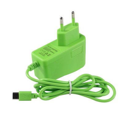 Couleur verte Brésil Charge rapide de l'alimentation USB C Adaptateur 5V 2A Pour l'adaptateur universel