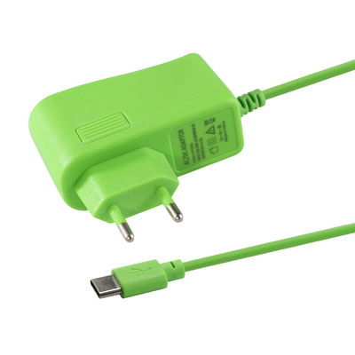 Eu 5Volt 2000Ma Plug Ac 100-240V vers USB-C 2A Adaptateur électrique de commutation 5V