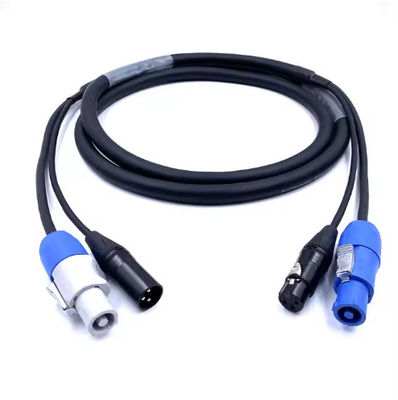 Câble hybride XLR 3 broches vers Powercon True1 12A 250V