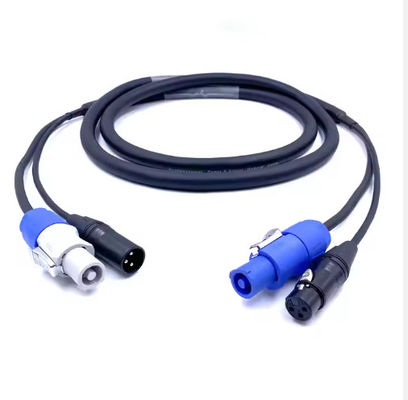 Câble hybride XLR 3 broches vers Powercon True1 12A 250V