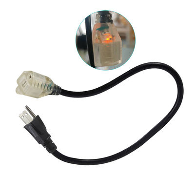 Cordon d'extension électrique 18AWG 1.2M, prise à prise à 3 broches pour appareils électroménagers/atelier