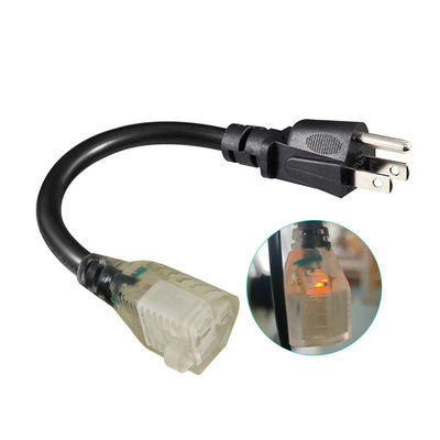 Cordon d'extension électrique 18AWG 1.2M, prise à prise à 3 broches pour appareils électroménagers/atelier