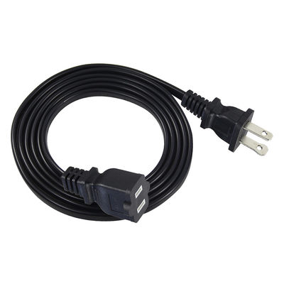 Cable d'alimentation de remplacement mince 15A 125V NEMA 1-15P à 1-15R Cordon d'extension pour petits appareils électroniques / appareils portables