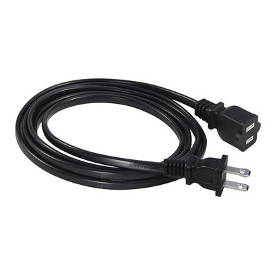 Cable d'alimentation de remplacement mince 15A 125V NEMA 1-15P à 1-15R Cordon d'extension pour petits appareils électroniques / appareils portables