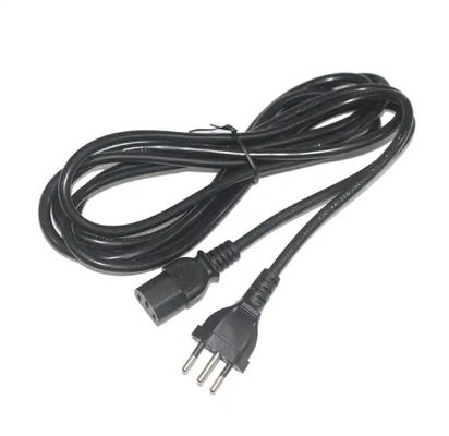 Cable d'alimentation C13 à trois branches, à haute résistance à l'eau, de qualité industrielle, noir, avec volet de sécurité pour ordinateur/serveur