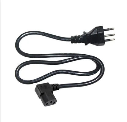 Cable d'alimentation C13 à trois branches, à haute résistance à l'eau, de qualité industrielle, noir, avec volet de sécurité pour ordinateur/serveur
