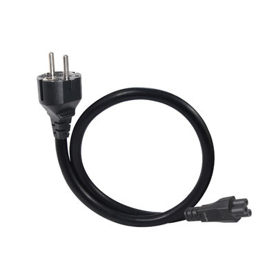 Cordon d'alimentation UE à C5 certifié CE de 2 m de résistance à la flamme pour chargeurs d'ordinateurs portables/appareils médicaux/machines industrielles 220V-250V