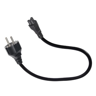 Cordon d'alimentation UE à C5 certifié CE de 2 m de résistance à la flamme pour chargeurs d'ordinateurs portables/appareils médicaux/machines industrielles 220V-250V