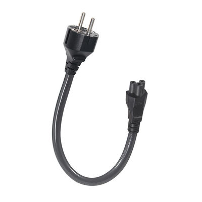 Cordon d'alimentation UE à C5 certifié CE de 2 m de résistance à la flamme pour chargeurs d'ordinateurs portables/appareils médicaux/machines industrielles 220V-250V