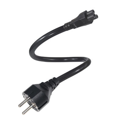 Cordon d'alimentation EU vers C5 2m Noir Conforme RoHS Cuivre pur
