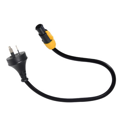 AS/NZS 3112 Certifié AU à XLR3 Cordon d'alimentation féminin 10A 250V