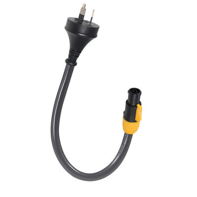AS/NZS 3112 Certifié AU à XLR3 Cordon d'alimentation féminin 10A 250V