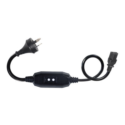 Cordon d'alimentation AU 3P à C13 avec prise de sécurité RCD 10A 250V