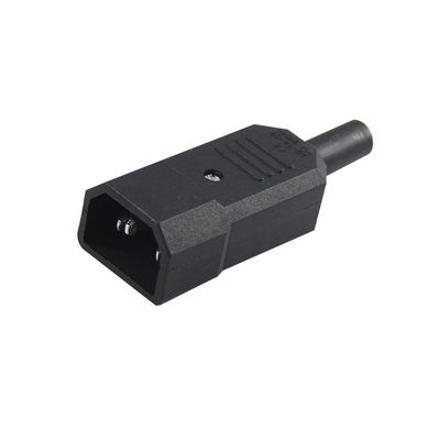 Cordon de connecteur électrique à haute tension à trois branches IEC 60320 C14 à retardateur de flamme V0 pour racks serveur/câbles d'alimentation d'ordinateur 10A 250V 105°C