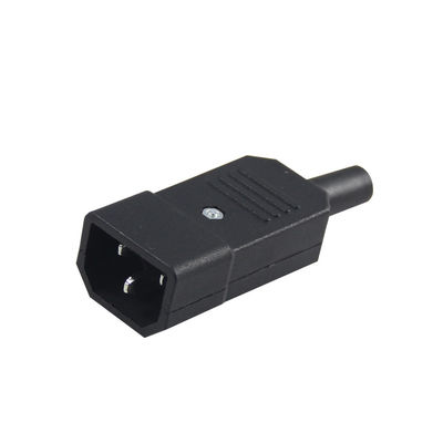 Cordon de connecteur électrique à haute tension à trois branches IEC 60320 C14 à retardateur de flamme V0 pour racks serveur/câbles d'alimentation d'ordinateur 10A 250V 105°C