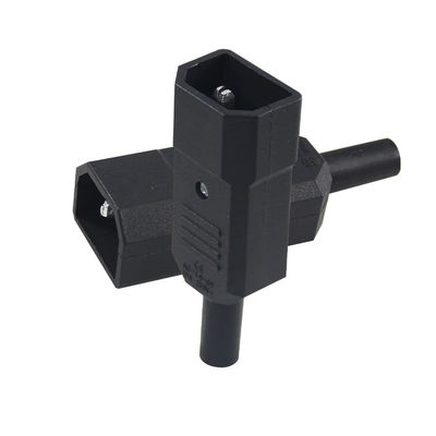 IEC 60320 C14 Connecteur d'alimentation 10A 250V V0 Rétracteur de flamme
