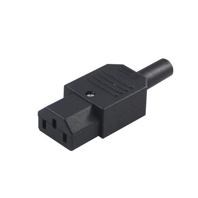 Premium Heavy Duty 18AWG 3 Prongs IEC 60320 C13 Cordon d'alimentation pour moniteur de serveur informatique, 250V 10A 3M avec PVC flexible certifié CE RoHS