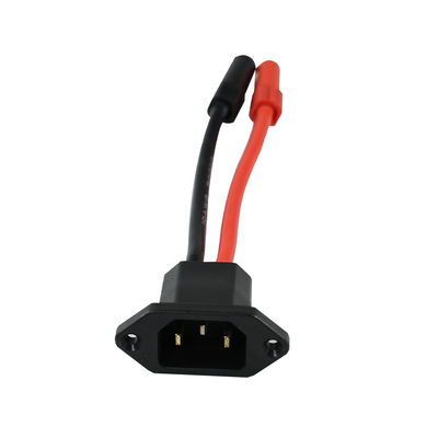 Kit de connecteurs de câbles d'alimentation C14 à XT150 avec câble mâle (noir) et câble femelle (rouge) pour systèmes d'énergie solaire/véhicules électriques - câblage lourd 14AWG