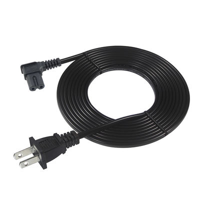 Corde électrique US 2 broches à C7 pour appareils électroniques domestiques/bureaux avec 125V 10A 1,5M
