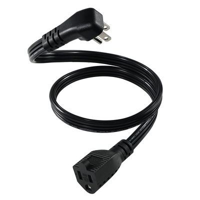 14 AWG SPT-3 câble d'alimentation à fil plat NEMA 5-15P à 5-15R prise à lame droite 15A 125V câble flexible pour usage industriel / domestique