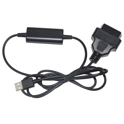 Cable d'augmentation de tension USB à OBD Convertisseur à accélération de 5V à 12V pour les systèmes de charge de véhicules avec protection contre les courts-circuits (entrée 5V sortie 12V)