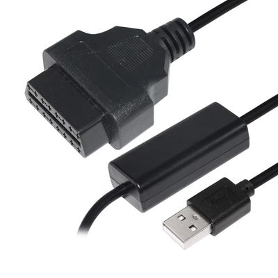 Cable d'augmentation de tension USB à OBD Convertisseur à accélération de 5V à 12V pour les systèmes de charge de véhicules avec protection contre les courts-circuits (entrée 5V sortie 12V)