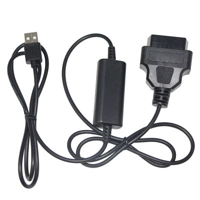 Cable d'augmentation de tension USB à OBD Convertisseur à accélération de 5V à 12V pour les systèmes de charge de véhicules avec protection contre les courts-circuits (entrée 5V sortie 12V)