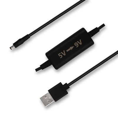 Cable convertisseur de tension USB à courant continu 5V 12V avec protection contre les surcharges - Pour panneau solaire / appareil portable, adaptateur d'alimentation étanche 36W