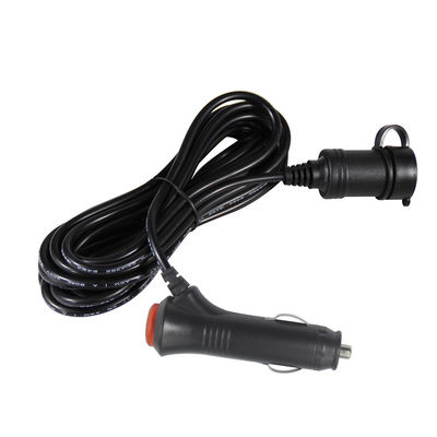 Cordon d'extension de l'allume-cigarette de voiture à la prise de 12V/24V avec deux ports USB pour les appareils de recharge de camions de camping-cars 10A 3Meter CE certifié