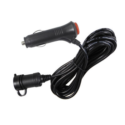 Cordon d'extension de l'allume-cigarette de voiture à la prise de 12V/24V avec deux ports USB pour les appareils de recharge de camions de camping-cars 10A 3Meter CE certifié