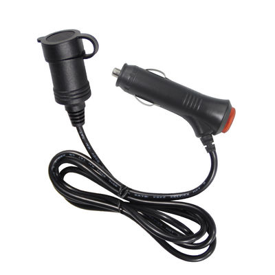 Cordon d'extension de l'allume-cigarette de voiture à la prise de 12V/24V avec deux ports USB pour les appareils de recharge de camions de camping-cars 10A 3Meter CE certifié