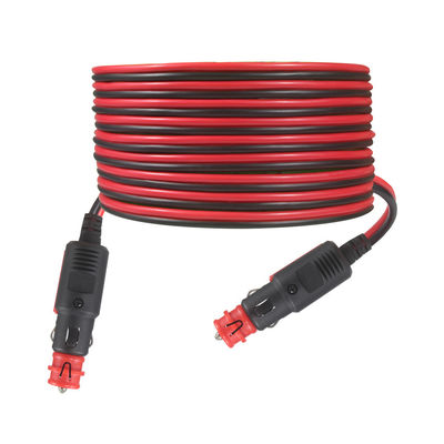 Câble d'extension allume-cigare double mâle 12V/24V robuste