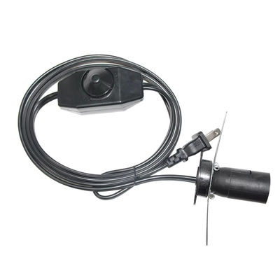 NEMA 1-15P to E14 Socket Adapter Cable with Dimmer, Power Plug Converter for Light Bulb Lamp Holder SPT-2 18AWG Le câble est équipé d'une prise de courant