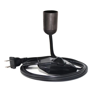 NEMA 1-15P à E27 câble de conversion avec commutateur réglable de l'atténuateur pour la prise du porte-lampe à trois broches 15A 250V