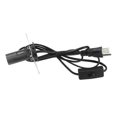 Adaptateur NEMA5-15P vers ampoule E14 avec interrupteur 303, câble de 1,8 m