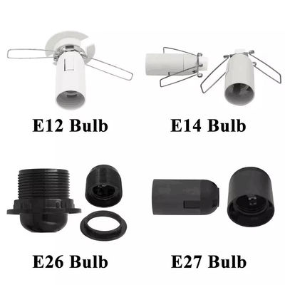 Cable de support d'ampoule EU E27 à fiche durable avec commutateur 303 et prise à deux broches pour éclairage intérieur/extérieur - certifié CE (220-240V)