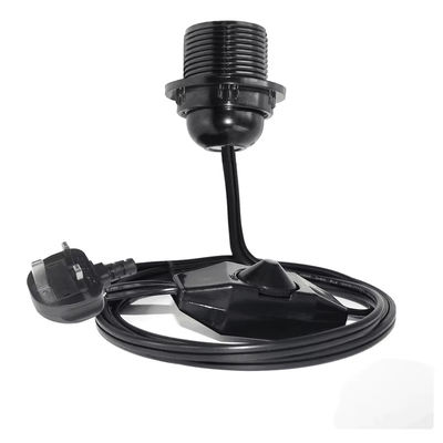 E26 Royaume-Uni Télécommande à prise de courant, câble d'adaptateur d'ampoule pour lampe de table, contact en laiton, 5A 250V
