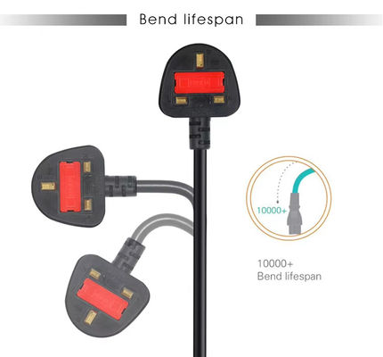 Royaume-Uni Connexion à la prise E26 câble d'adaptateur activerable 1.2M 10A 250V