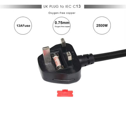 E14 Lamp Socket Converter Cable with UK Plug & 303 Switch, 250V 3A pour les équipements d'éclairage vintage