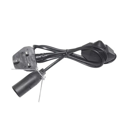 UK Plug E14 Adaptateur d'ampoule avec commutateur réglable et certification CE