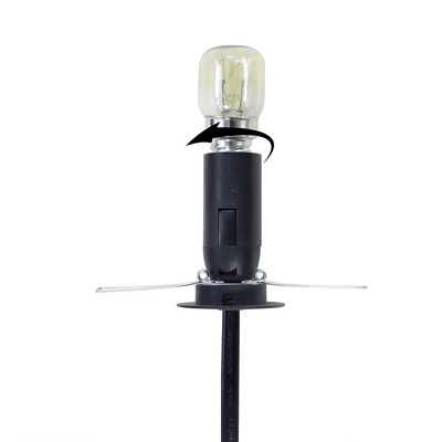 Adaptateur de douille E14 avec variateur d'intensité réglable (prise britannique)