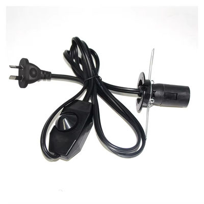 Porteur d'ampoule E14 réglable et tournable avec prise AU et interrupteur d'atténuation pour l'éclairage à domicile et au bureau, 110-250V IP20 (certifié CE)