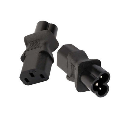 Adaptateur électrique universel à courant élevé C13 à C6 prise à 3 broches entrée pour centre de données/appareils de bureau 100-240V 10A certifié CE