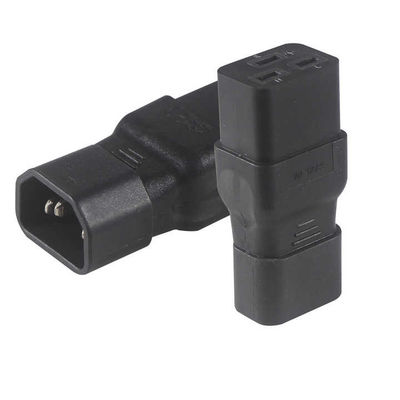 Adaptateur de prise électrique C19 à C20 à trois branches de qualité industrielle pour centres de données/racks serveurs, 15A 250V, certifié CE, conception imperméable à l'eau