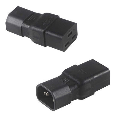 Adaptateur de prise électrique C19 à C20 à trois branches de qualité industrielle pour centres de données/racks serveurs, 15A 250V, certifié CE, conception imperméable à l'eau