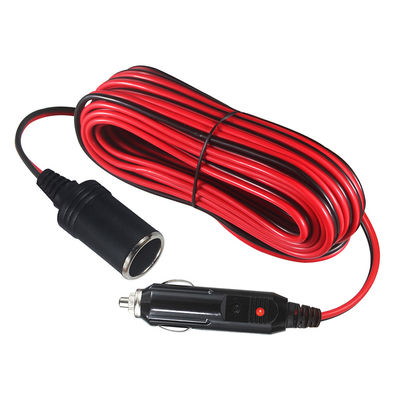 Cigarette à allumer de voiture de prise à prise de cigarette de câble adaptateur 1.2M SPT-2 16AWG 12V pour l'alimentation en électricité du véhicule